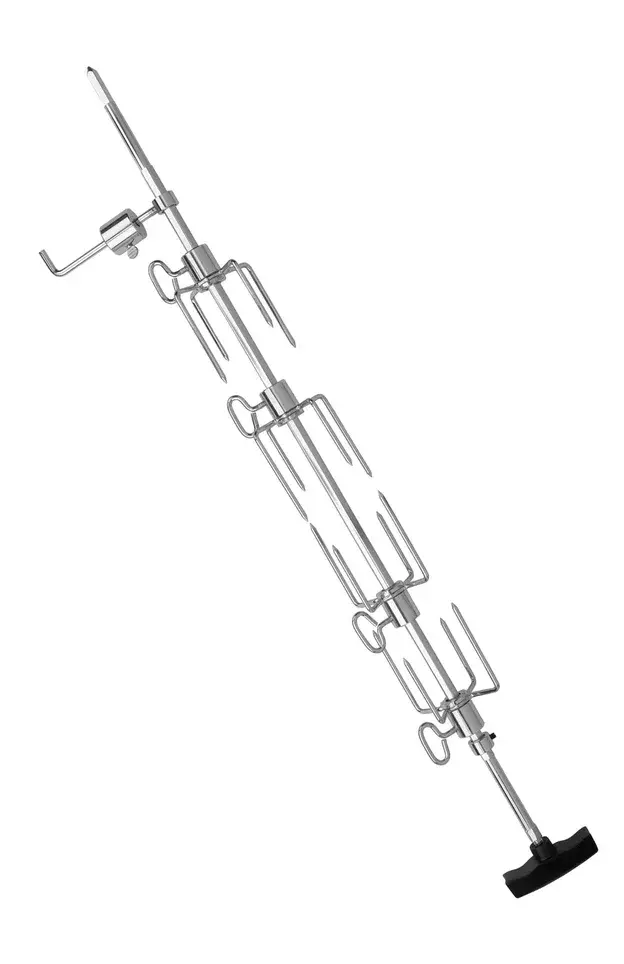 Вертел с 4-мя зажимами и электромотором для грилей 485/495/500