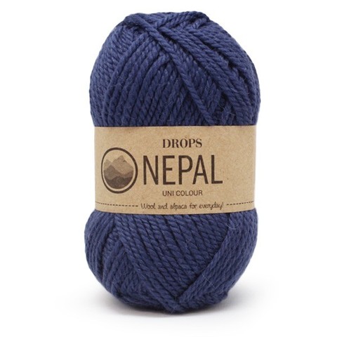 Пряжа Drops Nepal 6790 синий