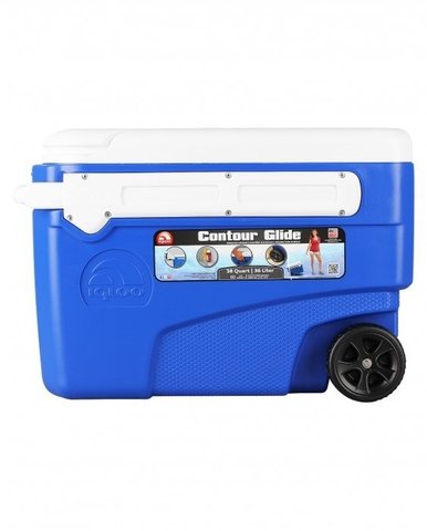 Изотермический пластиковый контейнер Igloo Contour 38 QT Glide blue