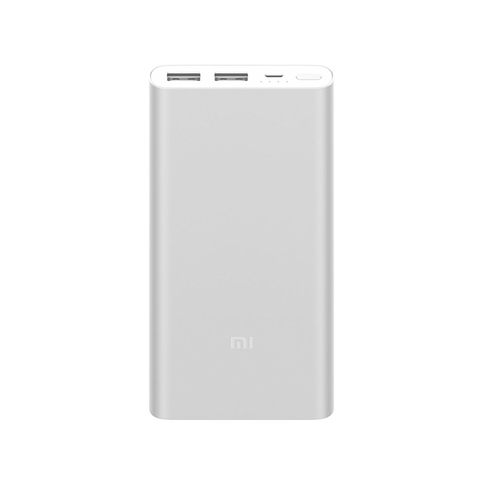 Портативное зарядное устройство Xiaomi Mi Power Bank 10000mAh 2S (2018 2-USB) Серебристый