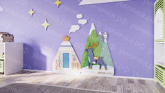 Декоративно-развивающая панель «Северный край»