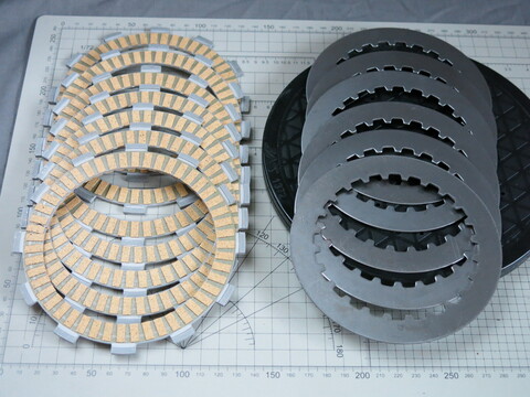 Диски сцепления 6/7шт. Honda CR125R 1986-1999 D101/125mm s3.1 12t