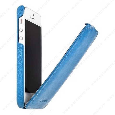 Чехол-флип Melkco для iPhone SE/ 5s/ 5 Leather Case Jacka Type (Blue LC)
