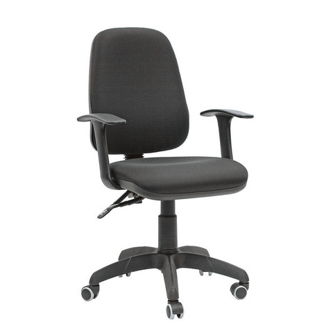 Кресло офисное Chairman 661 черное (ткань/пластик)
