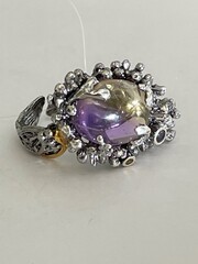Аметрин (кольцо из серебра)