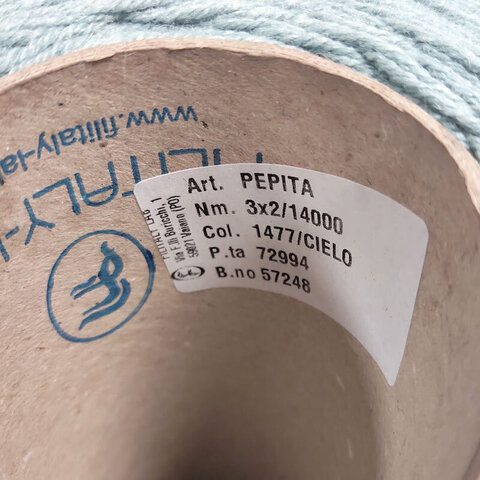 Бэби альпака FILITALY-LAB PEPITA 2/14*3 серо-голубой