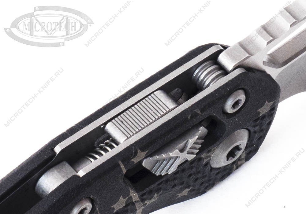 Нож Microtech 210T-10APPMFLAG MSI RAM-LOK Polymer Handles