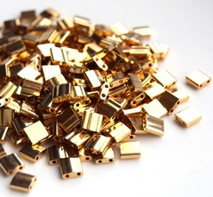 УЦЕНКА!!! TL-0191 24kt Бисер Миюки тила/Miyuki Tila Gold Plated