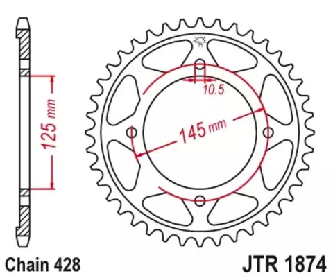 Звезда ведомая JTR1874 59
