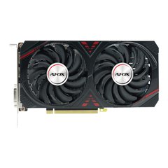 Видеокарта AFOX NVIDIA GeForce RTX3050, 8Гб GDDR6, 128 бит, Retail, PCIe4.0, 2xFAN, 2-SLOT, 90Вт, HDMI, DVI, DP (AF3050-8GD6H5)