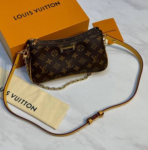 Сумка-клатч Louis Vuitton Liv, коричневый