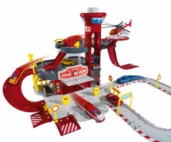 Игровой набор Majorette Cratix Пожарная станция 1 вертолет + 1 машинка 2050015