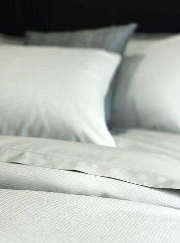 Постельное белье 2 спальное евро Dondi Brando Specchio голубое