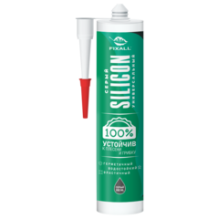 Герметик силиконовый FIXALL универсальный серый 280мл.