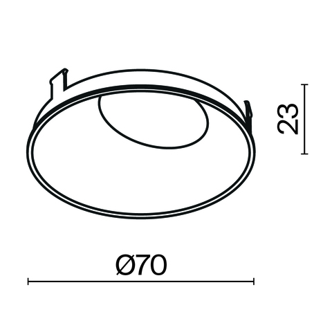 Декоративная рамка-отражатель Maytoni Wise Ring057-10-MG