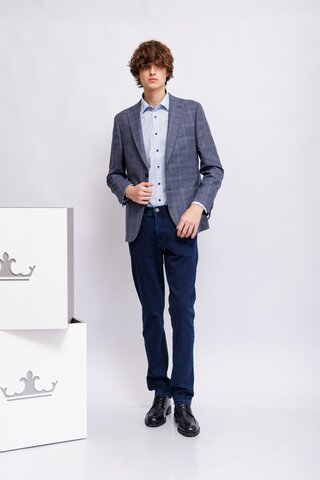 DIGEL Пиджак в клетку из шерсти с эластаном