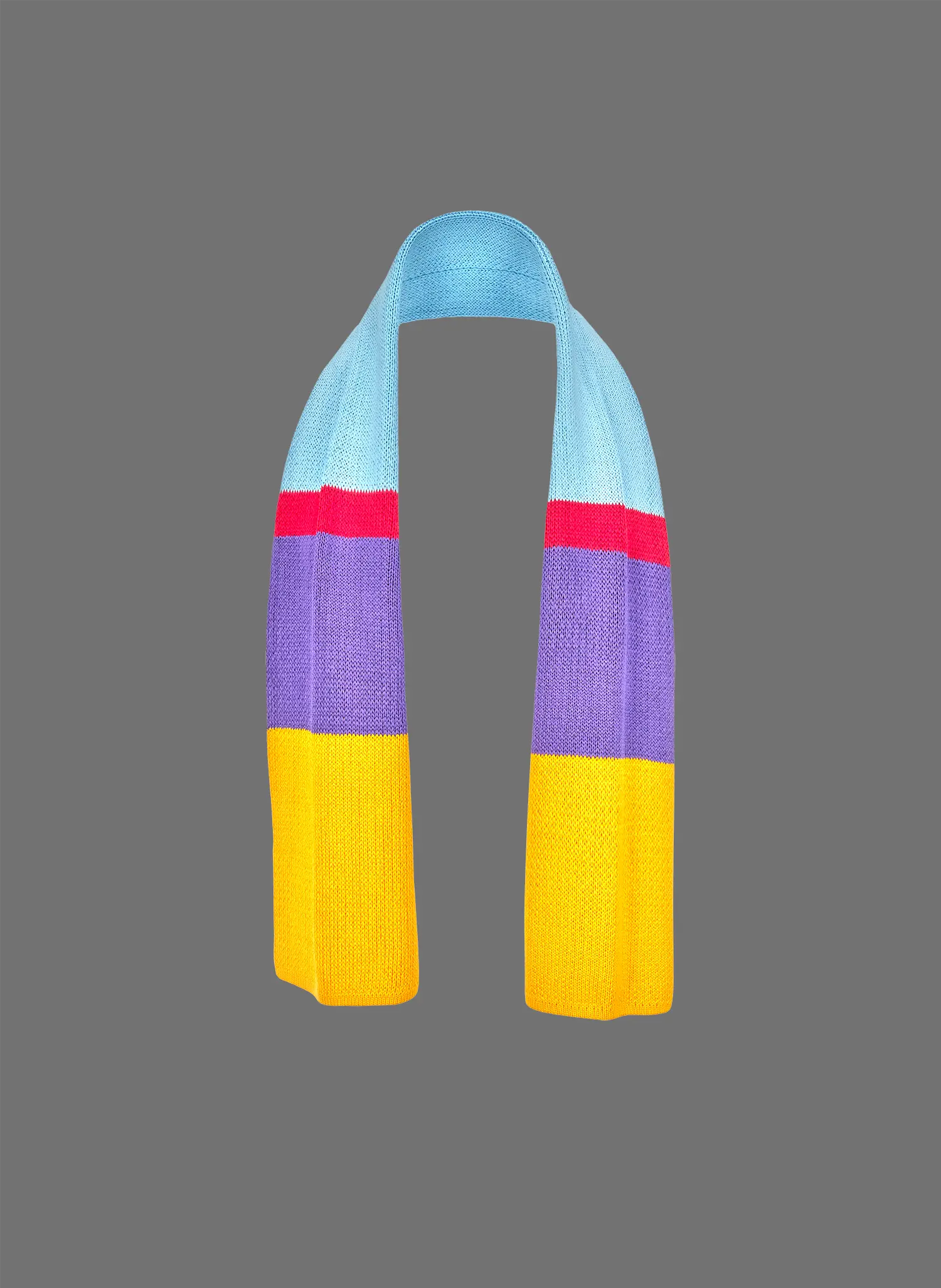 Шарф «Цветной полосатик»