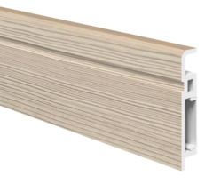 Напольный плинтус ПВХ Foresta Aviv Лиственница крем FA 015 2000х70х13 мм