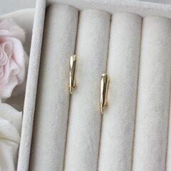 УЦЕНКА!!! Швензы 17*3 мм с английским замком, позолота, У105