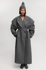 Пальто-пиджак макси