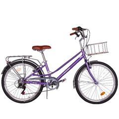 Велосипед 24" ACID G 480 Lilac/Silver (с корзиной)