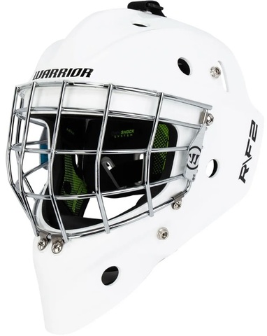 Шлем вратарский WARRIOR F2 E JR белый