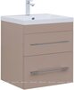 Aquanet 308387 Тумба с раковиной Верона 58 подвесная 2 ящ. цв.капучино (308387)