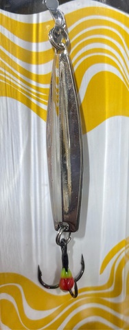 36 Блесна зимняя KDF Minkur 130-8025 4 гр 45 мм цв silver