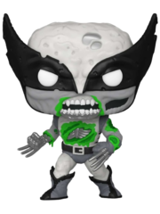 Фигурка Funko POP! Bobble Marvel Zombies Zombie Wolverine (B&W) (светится в темноте)