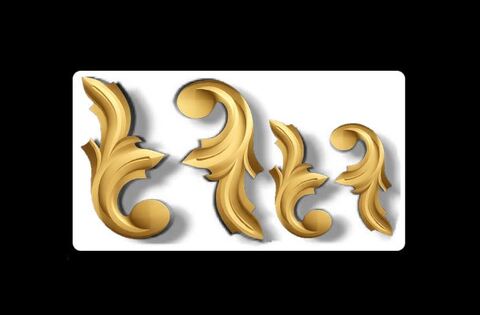 Силиконовый молд Набор вензелей № 1