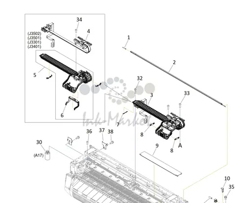 Canon qd1-2178-000000 - FILM, TIMING SLIT STRIP