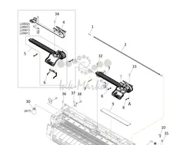 Canon qd1-2178-000000 - FILM, TIMING SLIT STRIP