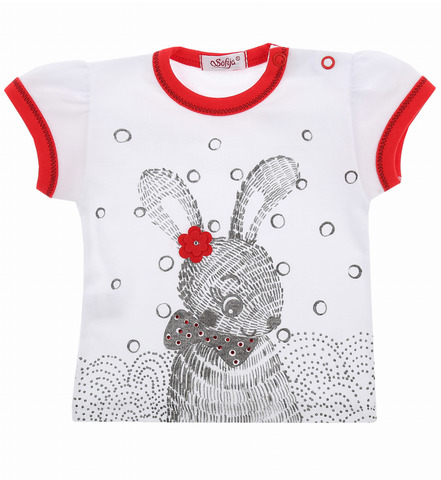 Футболка с зайчиком Sofija Bunia