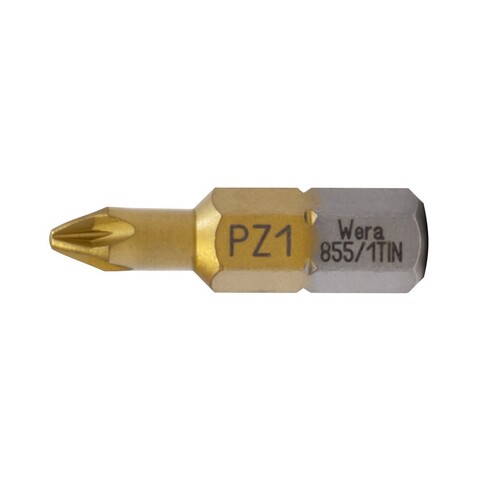 Бита PZ1х 25мм (Титановая) Standard 855/1 TiN Wera 05480221001
