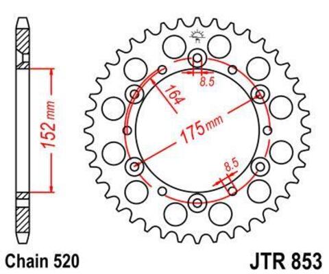 Звезда ведомая JTR853 51