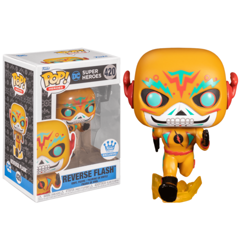 Funko POP! DC. Dia de Muertos: Reverse Flash  (Funko.com Exc) (420) (Бамп)