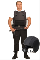 Комплект бронежилет Комфорт 2-2 УНИ и шлем Каппа-2, Бр2 класс защиты