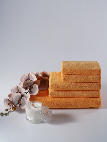 Набор полотенец 3шт Claire Batiste Atelier Ile оранжевый