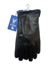 Перчатки. Женские. Материал верха: Кожаные. Подклад: Плюш-флис. 10 шт в упаковке.