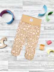 Ползунки Mjölk Caramel Flowers на широком поясе