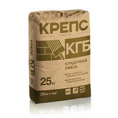 Кладочная смесь КРЕПС КГБ для газобетона и силикатных блоков 25 кг, шт