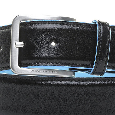 Ремень Piquadro Blue Square CU3254B2/N чёрный натур.кожа