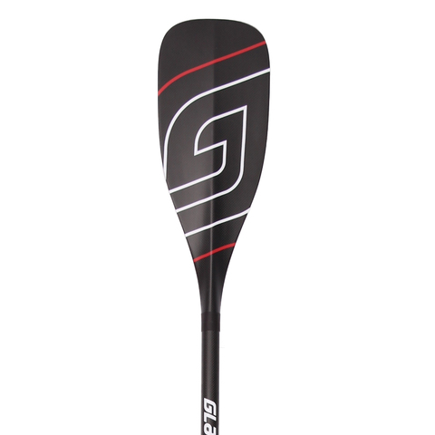 SUP весло Gladiator Race Full Carbon silver/black-blue цельное, лопатка M