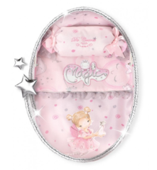 DeCuevas  Кроватка для куклы с козырьком серии Мария, 46см (51134)