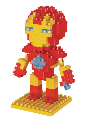 Конструктор LNO Железный человек 140 деталей NO. 016 Iron Man Gift Series