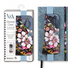 V&A Bookaroo Glasses Case - Kilburn Black Floral