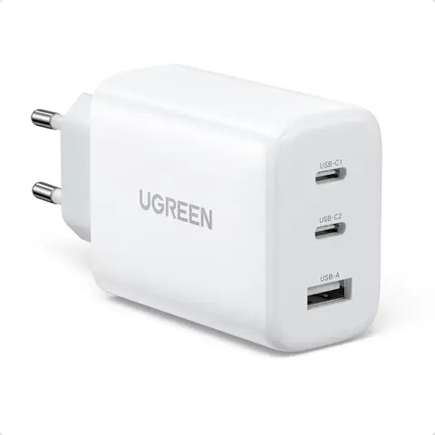 Зарядное устройство UGREEN 65W Fast Charger EU CD275 (90496) белый