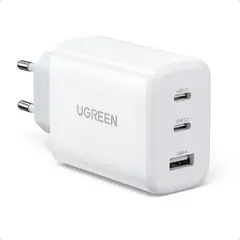 Зарядное устройство UGREEN 65W Fast Charger EU CD275 (90496) белый