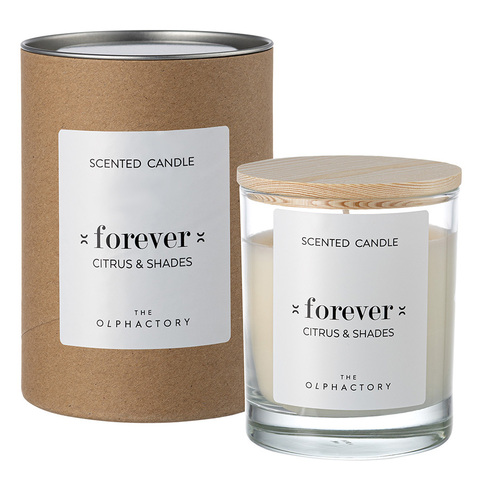 Свеча ароматическая 40ч Ambientair The Olphactory Forever Citrus&Shades