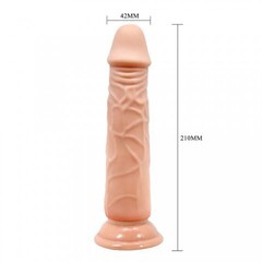 Фаллоимитатор-реалистик на присоске Barbara (21×4,2 см)